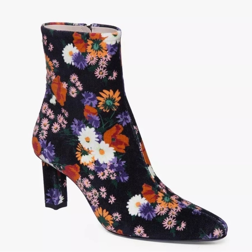 STAUD Floral Ankle Boots - Multicolor - Picture 2 of 10